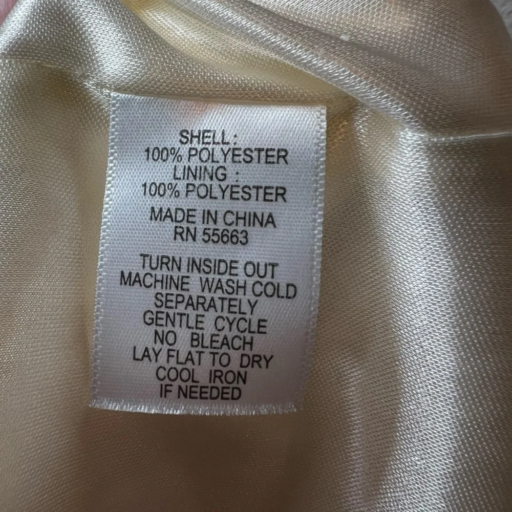 CUPCAKES & CASHMERE Pleated Satin Midi Skirt ivory Pull On Lined Bridal Sz Small